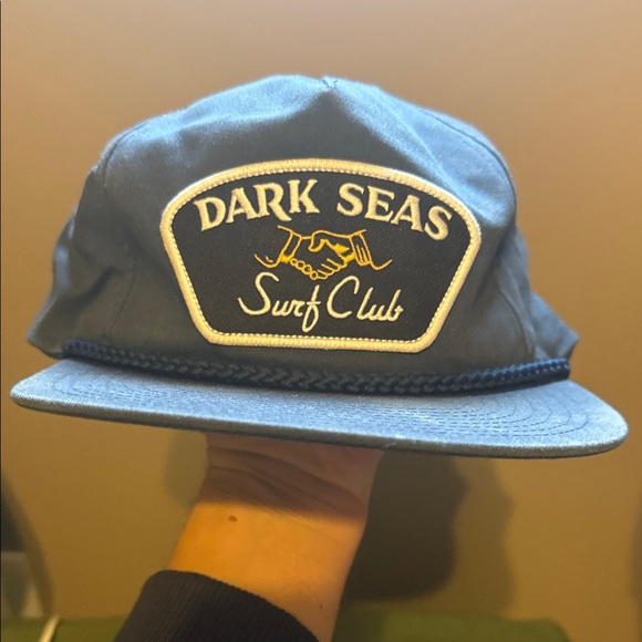 Dark Seas Other - Dark Seas Blue Rope-Trim Surf Club Cap